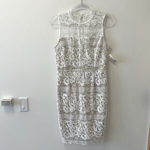 Soieblu • White Lace Dress • Sz L •. NWT!